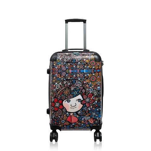 Artistic Carry-on Luggage - Flower • Gaze