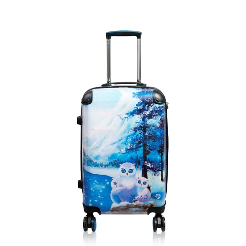 Artistic Carry-on Luggage - Night Angel Guard / Happy Happy