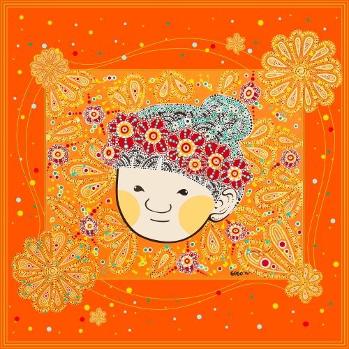 Artistic Scarf - Flower • Little Happiness