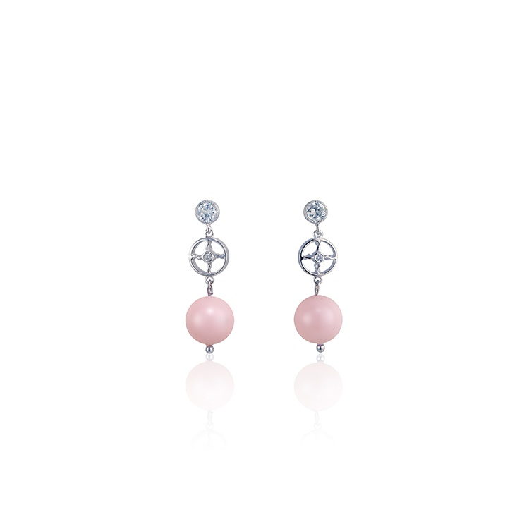 The Huayan Essence Earrings (Pink)