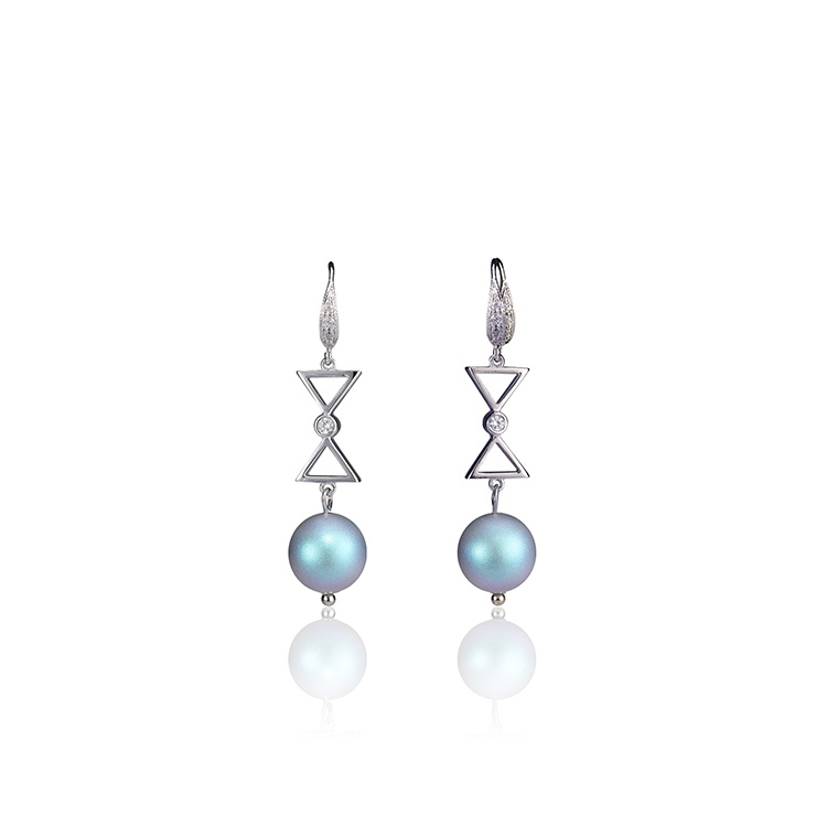 The Perfect Form Earrings (Blue)